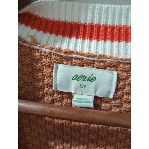 Aerie Oversized Varsity Cardigan Sweater - Picture 3 of 4